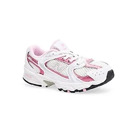 Infants'  530 Bungee Slip On Sneaker - White/Pink