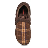Men's Jacob Memory Foam Closed Back Slipper - Blac