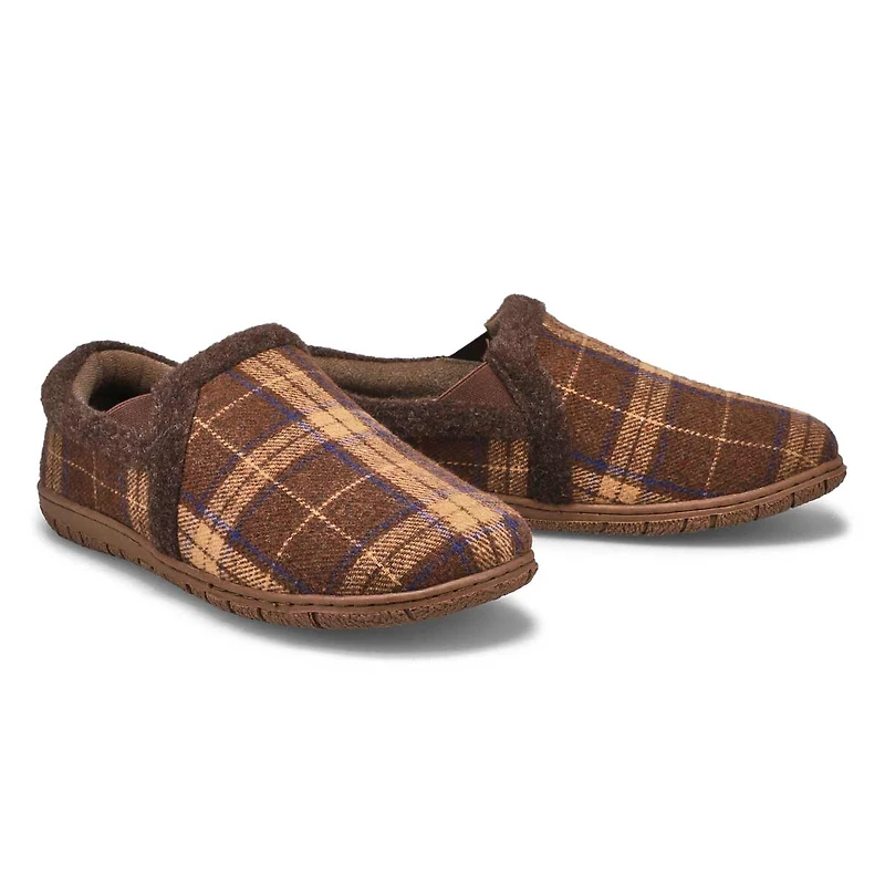 Men's Jacob Memory Foam Closed Back Slipper - Blac