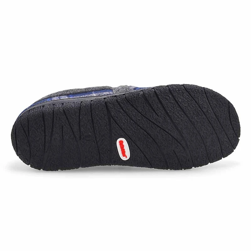 Pantoufle pour hommes en mousse mmoire  carreaux