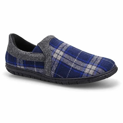 Pantoufle pour hommes en mousse mmoire carreaux