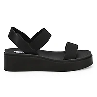 Women's Janice Casual Platform Sandal - Black