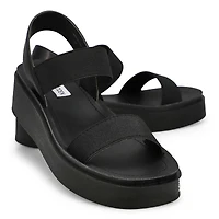 Women's Janice Casual Platform Sandal - Black