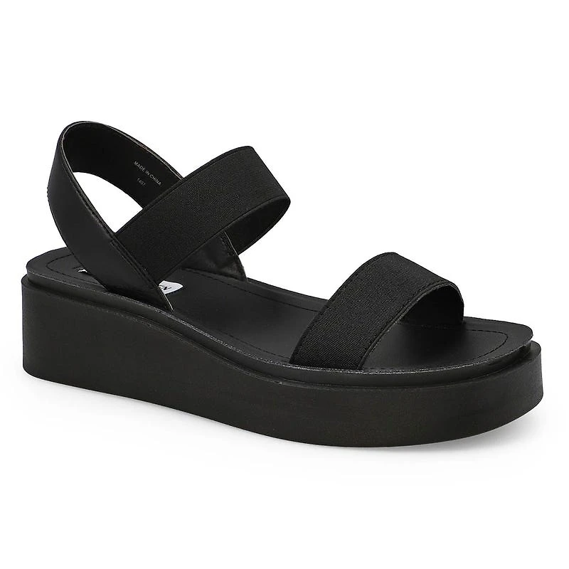 Women's Janice Casual Platform Sandal - Black