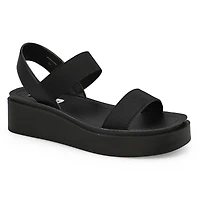 Women's Janice Casual Platform Sandal - Black