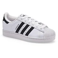 Baskets à lacets SUPERSTAR II, blanc/noir/blanc fl