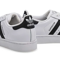 Kids'  Superstar II Lace Up Sneaker - White/Black/