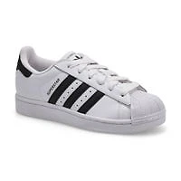Kids'  Superstar II Lace Up Sneaker - White/Black/