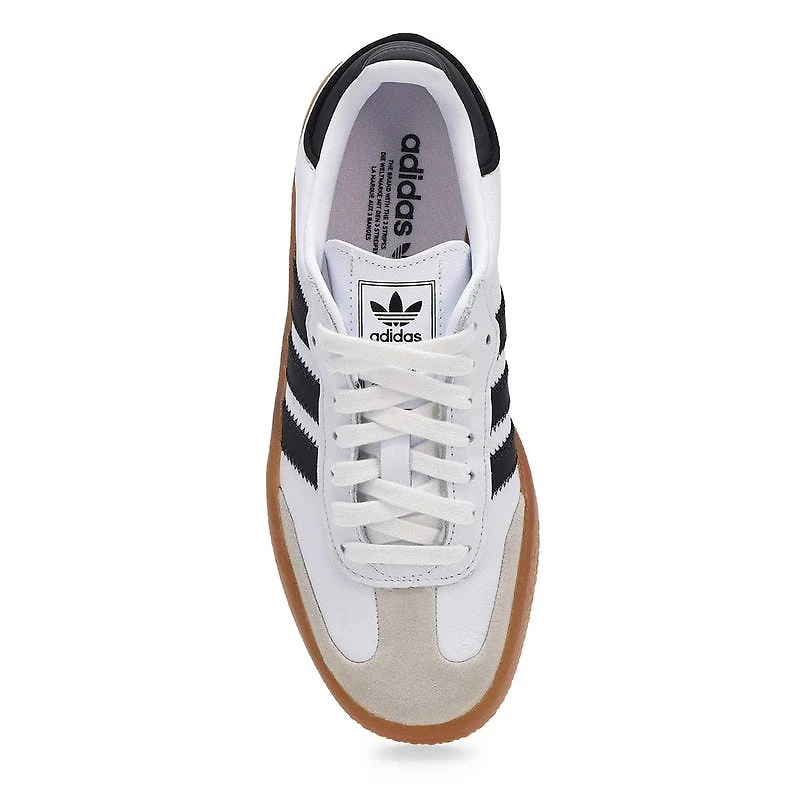 Women's Sambae Lace Up Sneaker -White/Core Black/G