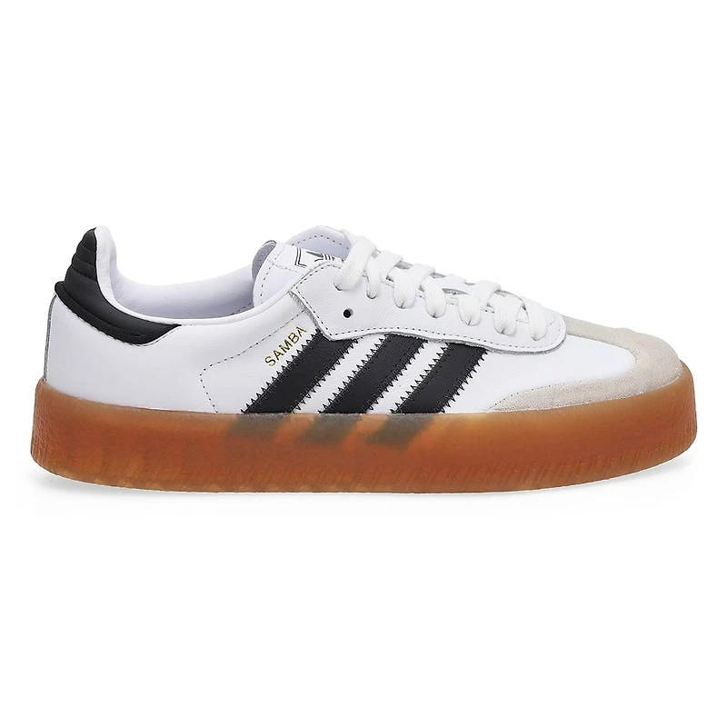 Women's Sambae Lace Up Sneaker -White/Core Black/G