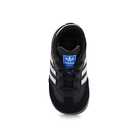 Infants'  Samba Crib Sneaker - Black/White/Bluebir