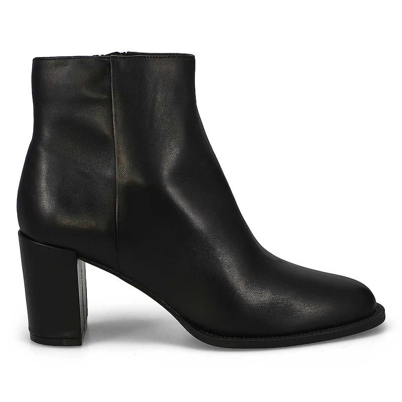 Women's  Jozie Casual Leather Ankle Boot - Black