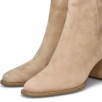Women's  Jozie Casual Suede Ankle Boot - Sand