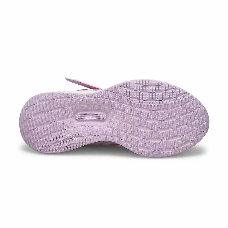 Baskets RUNFALCON 5 EL C, noir/blanc/rouge, enf