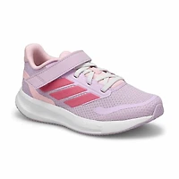 Baskets RUNFALCON 5 EL C, noir/blanc/rouge, enf