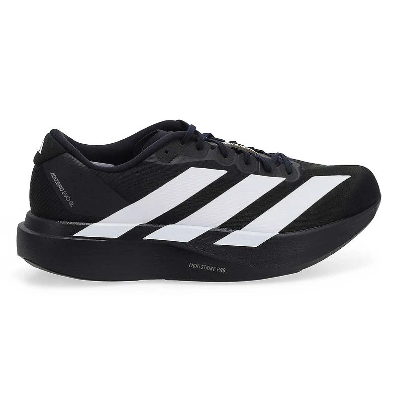 Men's Adizero EVO SL Performance Sneaker - Black/W