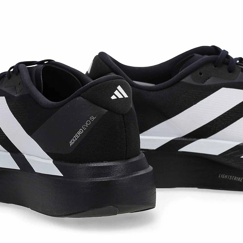 Men's Adizero EVO SL Performance Sneaker - Black/W