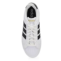 Baskets  lacets STREET TALK, blanc/noir/or mtall