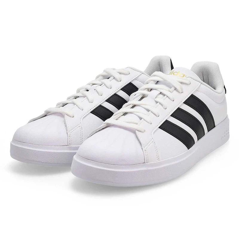 Men's Street Talk Lace Up Sneaker - White/Black/Go