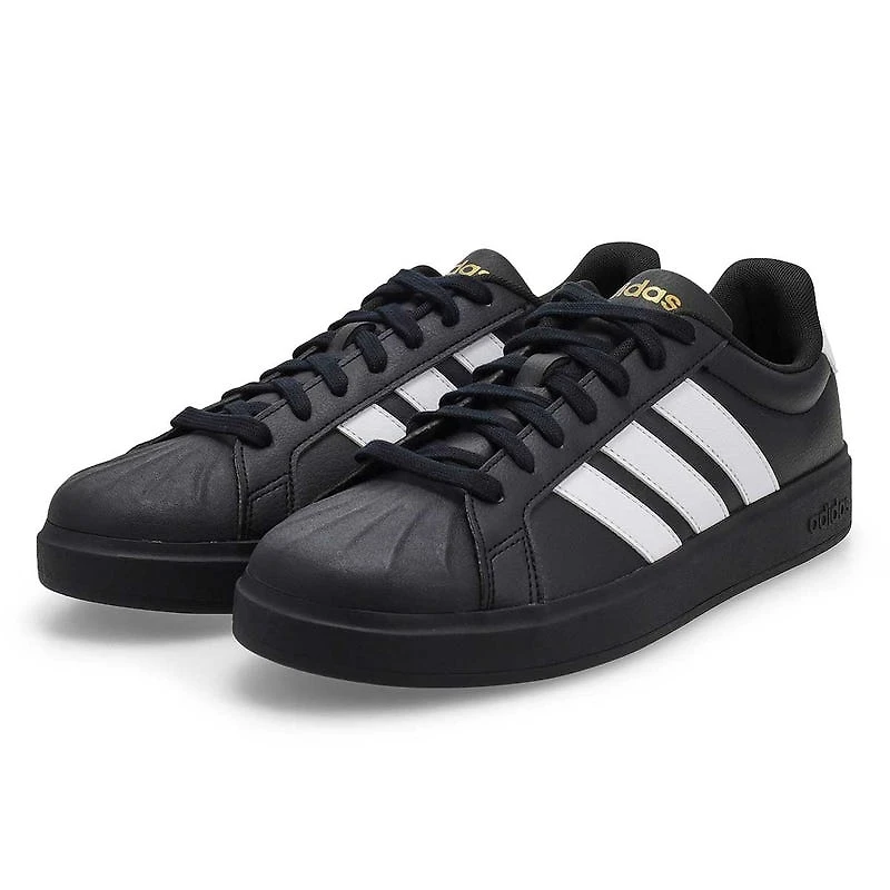 Men's Street Talk Lace Up Sneaker - White/Black/Go