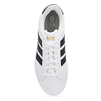 Baskets  lacets STREET TALK, blanc/noir/or mtall