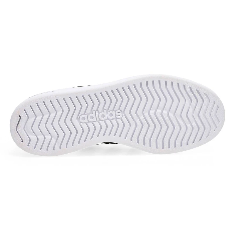 Baskets  lacets STREET TALK, blanc/noir/or mtall