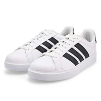Baskets  lacets STREET TALK, blanc/noir/or mtall