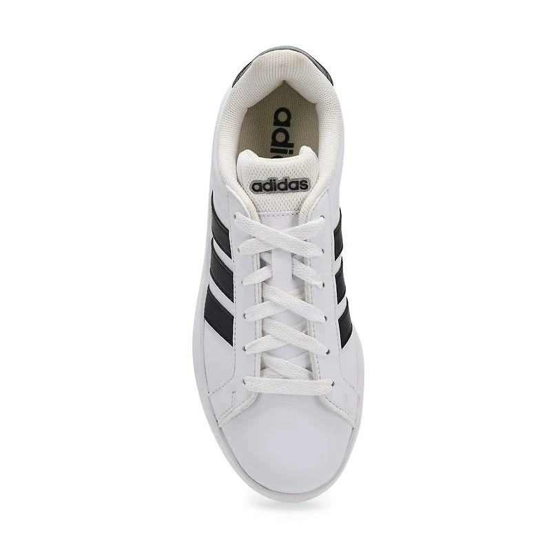 Kids' Grand Court 3.0 J Sneaker - White/Core Black