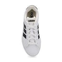 Kids' Grand Court 3.0 J Sneaker - White/Core Black