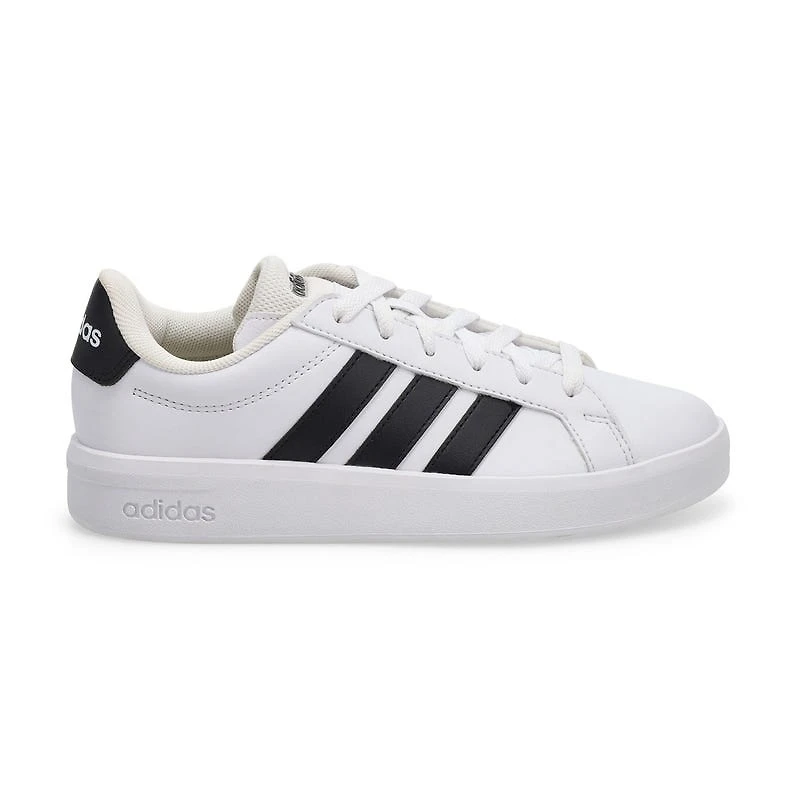 Kids' Grand Court 3.0 J Sneaker - White/Core Black
