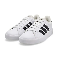 Kids' Grand Court 3.0 J Sneaker - White/Core Black