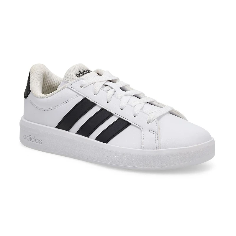 Kids' Grand Court 3.0 J Sneaker - White/Core Black