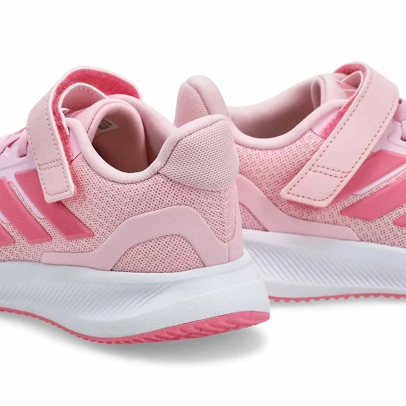 Girls'  Runfalcon 5 EL C Sneaker - Clear Pink/Blis