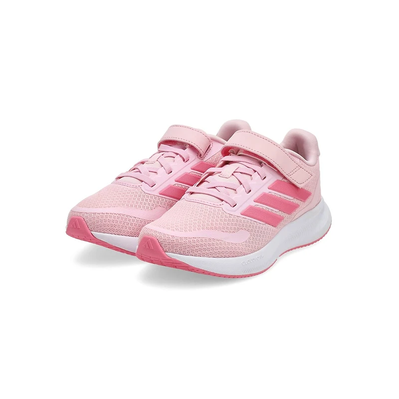 Baskets RUNFALCON 5 EL C, noir/blanc/blanc, enfant
