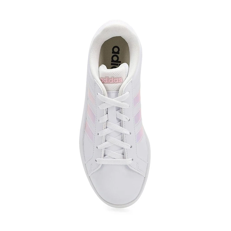 Baskets GRAND COURT 3.0 J, blanc/noir/blanc, enfan