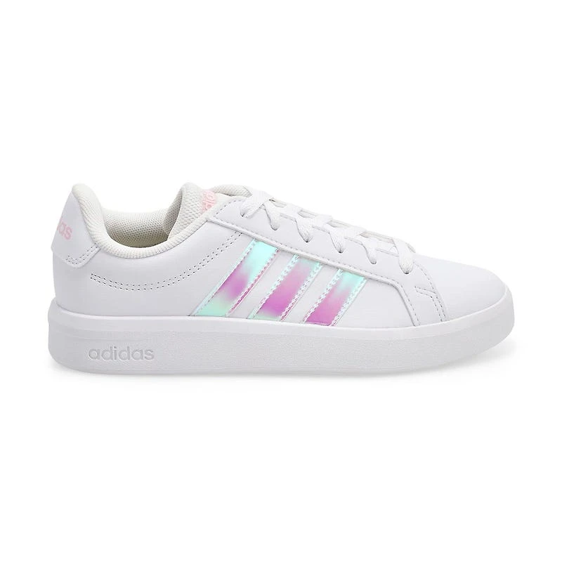 Kids' Grand Court 3.0 J Sneaker - White/Core Black