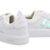 Kids' Grand Court 3.0 J Sneaker - White/Core Black