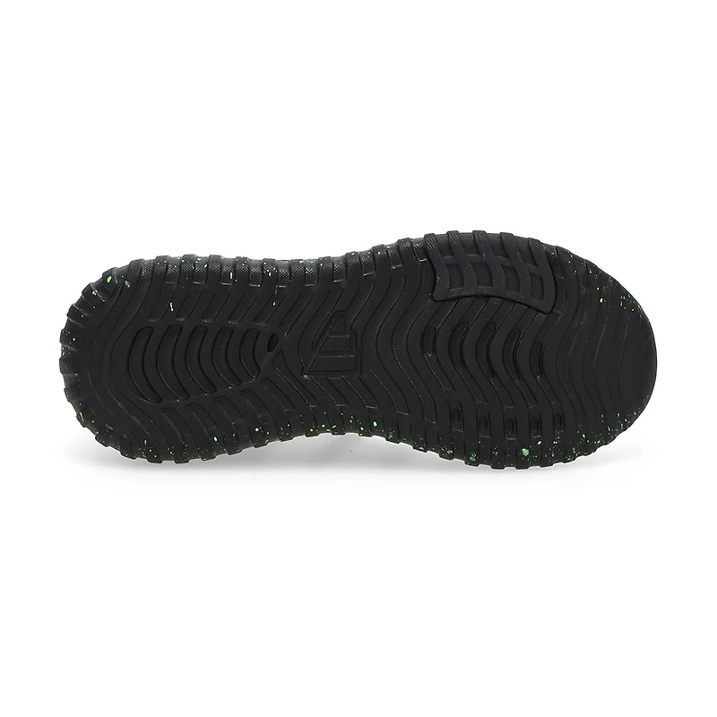 Kids'  Kaptir 4.0 K Sneaker - Black/Lime Burst/Whi