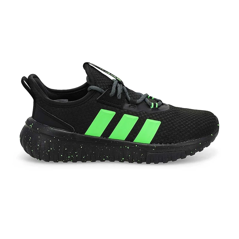 Kids'  Kaptir 4.0 K Sneaker - Black/Lime Burst/Whi