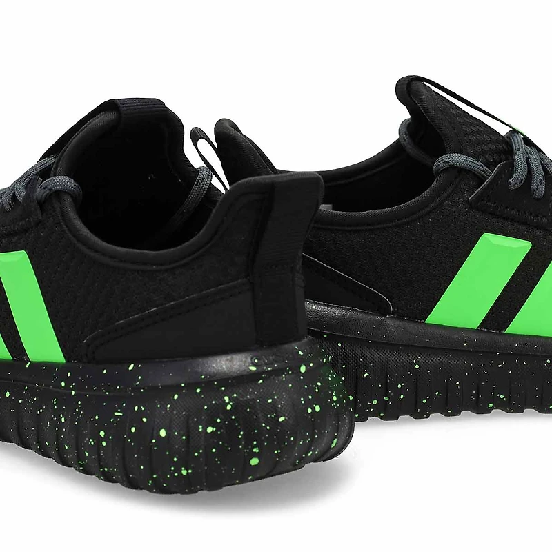 Kids'  Kaptir 4.0 K Sneaker - Black/Lime Burst/Whi
