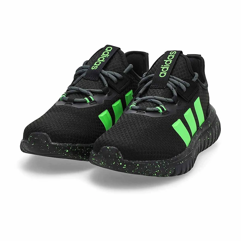 Kids'  Kaptir 4.0 K Sneaker - Black/Lime Burst/Whi