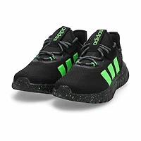 Kids'  Kaptir 4.0 K Sneaker - Black/Lime Burst/Whi