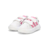 Baskets GRAND COURT 2.0 CF I, blanc/rose/noir, béb