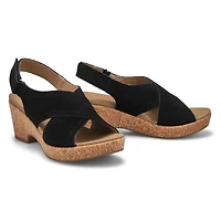 Women's Julie Wedge Sandal - Black