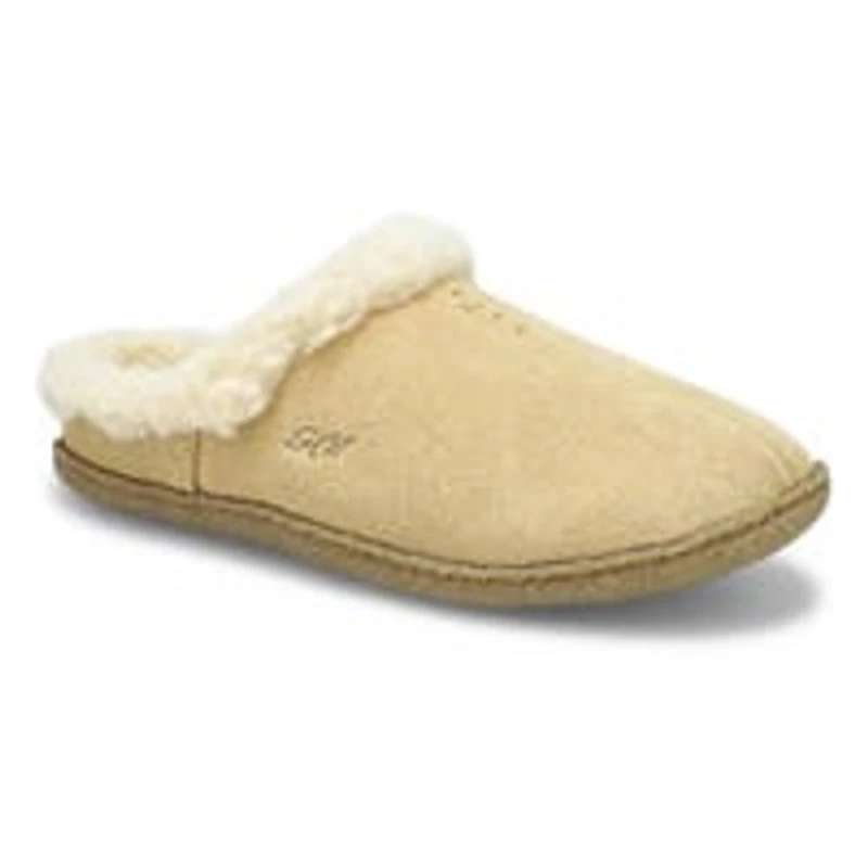 Women's Jupiter Open Back Slipper - Burgundy