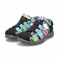 Girls' Kayla Fisherman Sandal -Black Tie Dye