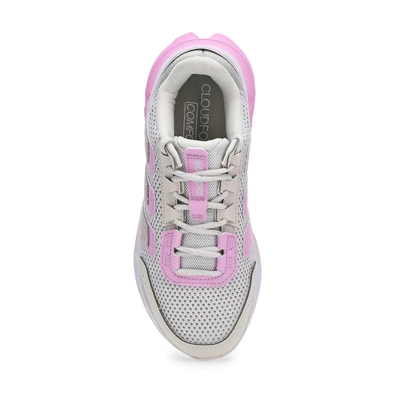 Baskets ASTRASTAR J, gris/lilas/gris deux, filles