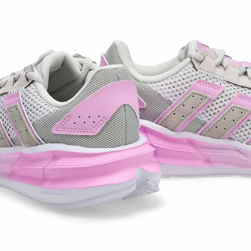 Baskets ASTRASTAR J, gris/lilas/gris deux, filles