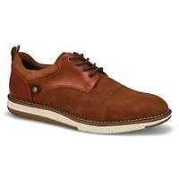 Richelieu dcontract en cuir KINGSTON, brun, homm