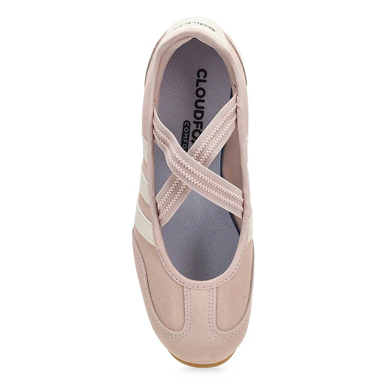 Women's Barreda Mary Jane Sneaker - White/Black/Gu